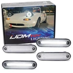 Clear Lens White Full Led Side Marker Light Kit For 90-05 Mazda Miata MX5 Na Nb. Fixed Price $55.09.