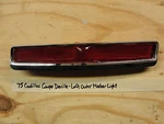 75 Cadillac Coupe Deville Rear Side Marker Bumper Light (left Outer) 5948207 Oem. Fixed Price $49.99.