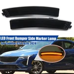 Smoked For Cadillac CT4 2020-2024 Amber Led Front Bumper Side Marker Light Lamp. Fixed Price $29.99.