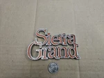 Gmc Oem 1975-1980 Sierra Grande K35 Fender Side Emblem Badge Logo Name 351829. Fixed Price $34.99.