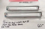(2)ORIGINAL 1972-73 Ford Lincoln Iv Front Side Marker Bezels -lh & Rh. Fixed Price $60.00.