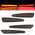 For Chevy Corvette C6 2005-13 Smoked Front Amber Rear Red Led Side Marker Lights. Fixed Price $29.73.