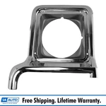 Headlight Trim Bezel Chrome Silver Rh Passenger Side For Blazer Pickup Jimmy New. Fixed Price $40.95.