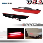 1SET Lens Rear Side Marker Lamps W/red Led Lights 2015-2023 Ford Mustang. Fixed Price $19.99.