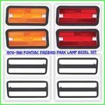 Oer Front & Rear Marker Lamp Bezel Set 1970-1981 Pontiac Firebird. Fixed Price $233.98.
