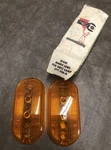 2 Dietz Replacement Marker Light Lens Amber Nos Clearance Pair. Fixed Price $39.99.