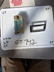 (1) Genuine Gm 3927459 Rear Quarter Side Marker Lamp Bezel, Damaged Box, Nos. Fixed Price $31.50.