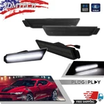 4PC Smoked Led Front+rear Side Marker Lights White Lamps For 10-15 Chevy Camaro. Fixed Price $32.99.