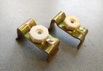Very Nice Pair Used Genuine Porsche 944 Side Marker Mount Brackets W Knurled Nut. Fixed Price $20.00.