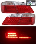 Led Red Clear Tail Lights Pcs By Depo Fits 2013-2015 Honda Accord Sedan 4D. Fixed Price $254.98.