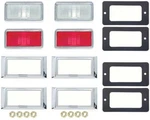 Oer Clear / Red Side Marker Light Lamp Kit For 1968 Chevy Camaro. Fixed Price $104.99.