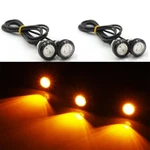 4PCS Amber Small Led Black Dome Motorcycle-chopper-bobber Turn Signal Light New. Fixed Price $11.98.