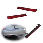 Red Rear Bumper Reflectors Lights Pair For 2013 2014 2015 2016 2017 Cadillac Xts. Fixed Price $11.99.