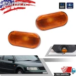 Amber Lens Front Fender Side Marker Lights Housings For Vw Golf MK4 Jetta Passat. Fixed Price $12.99.