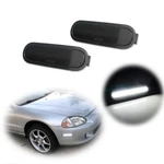 For Honda 93-97 Smoked White Led Front Bumper Side Marker Lights. Fixed Price $32.99.