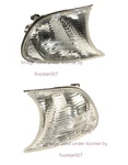 2 Left+right Front Turn Signal Corner Blinker Light Lamps White Lens Set For Bmw. Fixed Price $56.75.