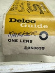Gm 5953635 Marker Lens Rear Left Or Right 1963 Pontiac Tempest Nos. Fixed Price $35.00.