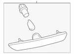 Oem New 2010-2014 Ford Mustang Right Lamp Assembly AR3Z-15A201-A. Fixed Price $37.18.