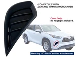 Fog Lamp Cover For 2020 - 2023 Toyota Highlander Passenger Right Side 520300E140. Fixed Price $16.34.