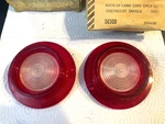 1963 Chevrolet Impala Biscayne Back Up Lens Set Of 2 Dietz 5954188 Nos. Fixed Price $28.00.