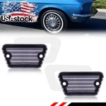 2X Smoked Front Side Marker Light Lamp Lenses W/ Gasket 1968 Ford Mustang. Fixed Price $34.99.