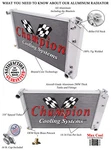 1983 84 85 86 87 Buick Regal 26" Core Champion Row Aluminum Radiator EC162. Fixed Price $274.95.