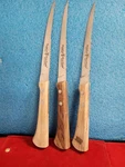 3 Precise Silver Eagle Handmade Molybdenum Japan 6" Blade Fillet Knives.obo. Fixed Price $39.00.