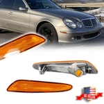 Amber Lens Front Bumper Side Marker Lights For 2003-2006 Mercedes W211 E-class. Fixed Price $14.99.
