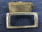 1969 Ford Mustang Front Clear Marker Light And Bezel C9AB-15A466A. Fixed Price $49.95.