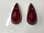 Pair Red Dietz 533 Vintage Marker Lamp Glass Lens Old Fire Truck Cab Light Bus. Fixed Price $59.95.
