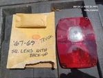 1967 68 69 70 71 Ford Truck Single Stop And Tail Lamp Lenses TMC-2211. Fixed Price $19.00.