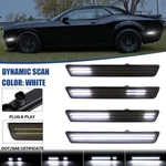 4X Dynamic Front Rear Led Side Marker Light Kit For 2015-2023 Dodge Challenger. Fixed Price $56.99.