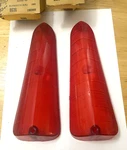 Plymouth Stop & Tail Lens Set Nors Dietz Glo-brite Replaces 1960888 1960889. Fixed Price $25.00.