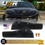 Smoke Front Bumper Signal Lights For 1993-1997 Pontiac Firebird Trans Am LS1. Fixed Price $47.95.