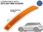 Front Side Marker Lights For 2014-2021 Mini Cooper Driver Left 63137298337. Fixed Price $27.66.