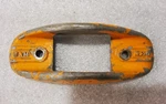 Vintage S&m Marker Light Housing No 16 4.5" Hole Spread 1/2" Long. Fixed Price $9.99.