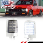 2X Clear White Led Corner Side Marker Signal Lights For 90-97 Nissan D21 Pickup. Fixed Price $59.99.