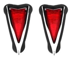 1968 Firebird Rear Side Marker Light Set - Lenses Bezels Gaskets Gm # 5960475. Fixed Price $93.39.