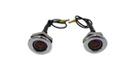 163-SF Mopar 1968 Dodge And Plymouth Front Flat Side Marker Light With Amber Len. Fixed Price $96.95.