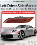 Oem Porsche 911 Carrera Left Side Marker Light 992945061C (dealer Take-off). Fixed Price $26.95.