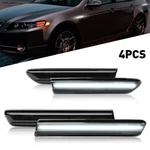 For 2004-08 Acura Tl 4PCS Front+rear White Led Side Marker Lights Lamps Smoked. Fixed Price $33.99.